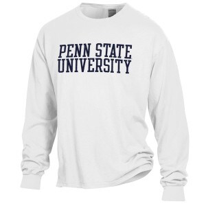 Penn State University long sleeve white t-shirt image